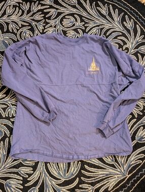 Walt Disney World 50th Anniversary Purple Castle Spirit Jersey Size XL